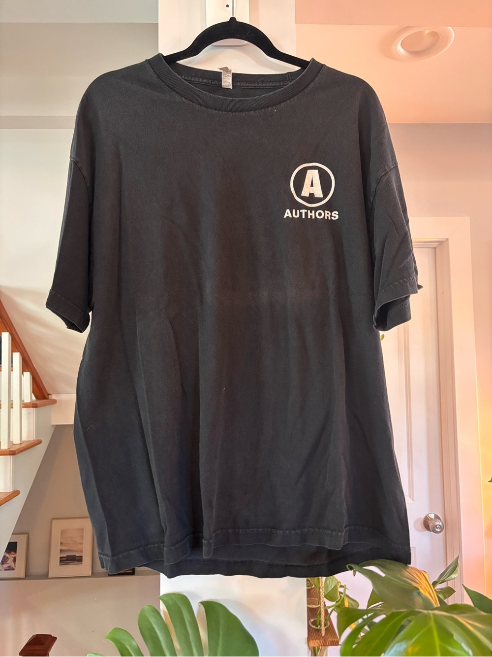 Authors Black Logo Short Sleeve Tee - Size XL